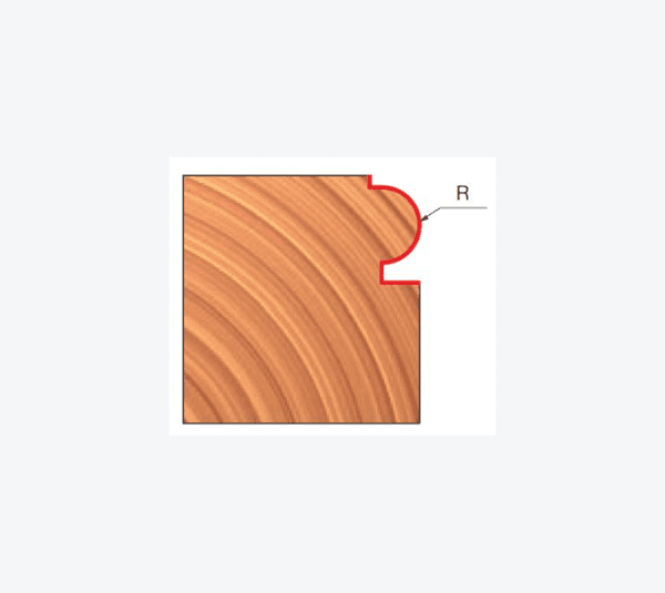 80- Klasičen polkrožni okrasni rob