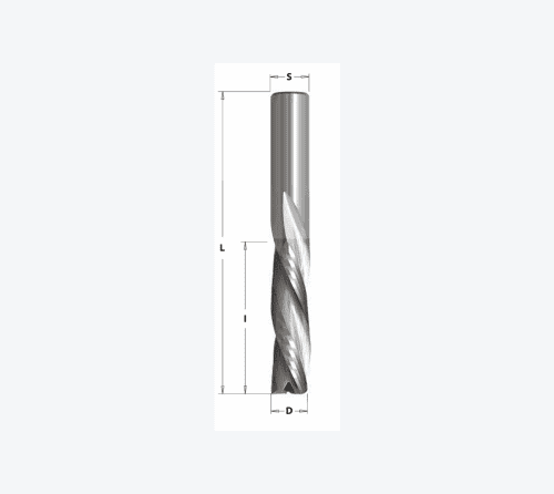 C503 Spiralni rezkar (negativen izmet)-AlCrN