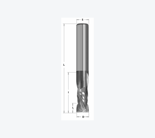 C702_pozitiven-negativen AlCrN F702 Spiralni rezkar (pozitiven/negativen izmet)-AlCrN