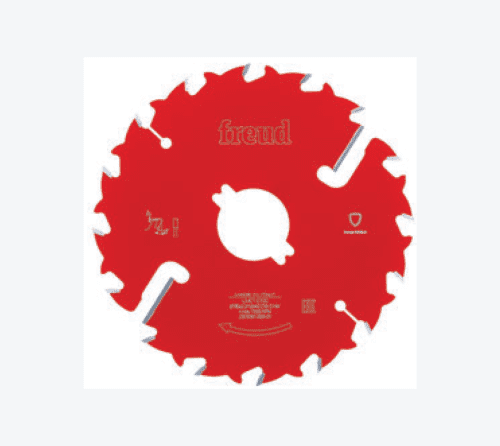 LM01 Krožna žaga z omejevalci in bočnimi čistilci (rdeča)