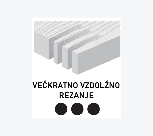LM01 Krožna žaga z omejevalci in bočnimi čistilci (rdeča)