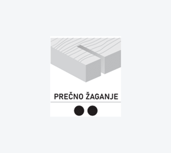 LU2E Krožne žage za rezanje eksotičnega abrazivnega lesa in plošč